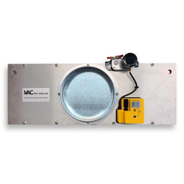 USED iVac 6" Metal Blast Gate for Dust Collectors *READ*