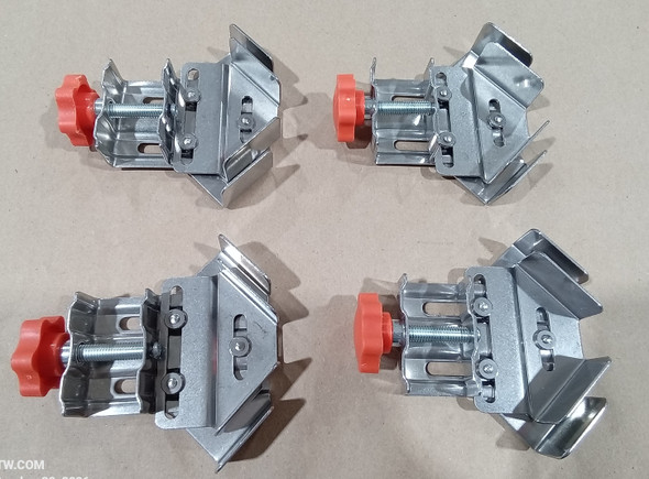 VMTW Stainless Steel 90 degree Right Angle Corner clamp makers starter 4-pack