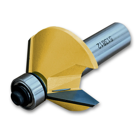 Chamfer Bit w/Bearing 45CA,1-1/2CD,23/32CL,2-9/16OL,1/2SH