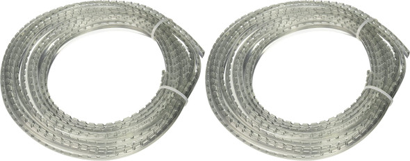 Sommerfeld's 50 Feet of Clear Rubber Glass Retainer for Woodworking Glass panel Doors on Cabinets Sommerfeld's 50 Feet of Clear Rubber Glass Retainer for Woodworking Glass panel Doors on Cabinets