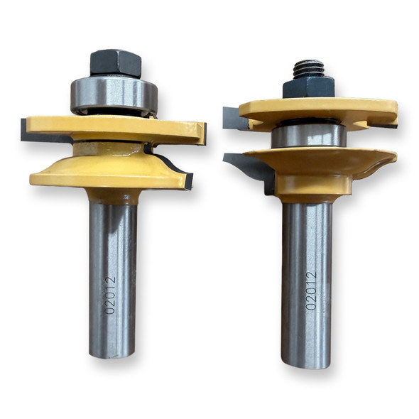 Sommerfeld's Radiused-Corner-Geometry Ogee Rail & Stile Router Bit Set Woodworking Tool 