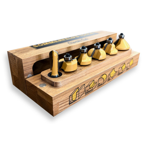 Sommerfeld 6-PC Starter Router Bit Woodworking Tool Set