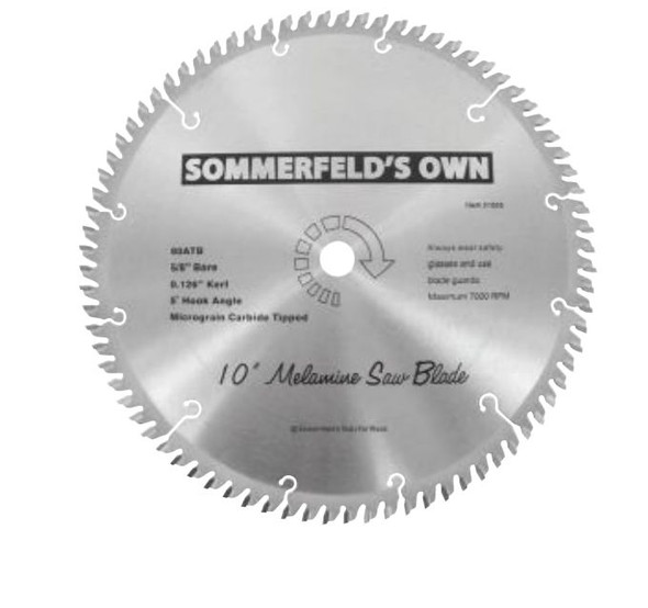 10 inch Dia Melamine Table Saw Blade razor-sharp chip-free cut  in laminate