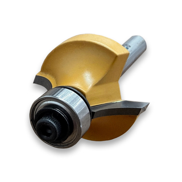 Roundover Router Bit Woodworking Tool w/Bearing5/16CR,1 1/8CD,9/16CL,2 1/4OL,1/4S