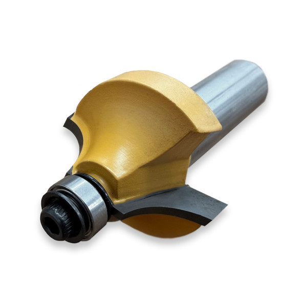 Sommerfeld Beading Router Bit Woodworking Tool w/Bearing 3/8CR,1-1/4CD,21/32CL,2-11/16OL,1/2SH