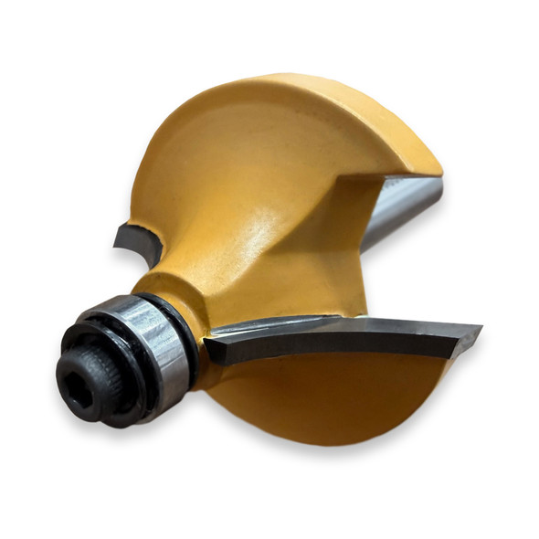 Sommerfeld Beading Router Bit Woodworking Tool w/Bearing 1/2CR,1-1/2CD,3/4CL,2-7/16OL,1/4SH