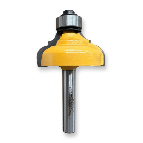 Sommerfeld Classical Ogee Router Bit Woodworking Tool 1/2 Bearing 1/4 inch Cut Radius 1-5/16 cut diameter 5/8 inch cut length 2-5/16 overall length 1/4 shaft diameter