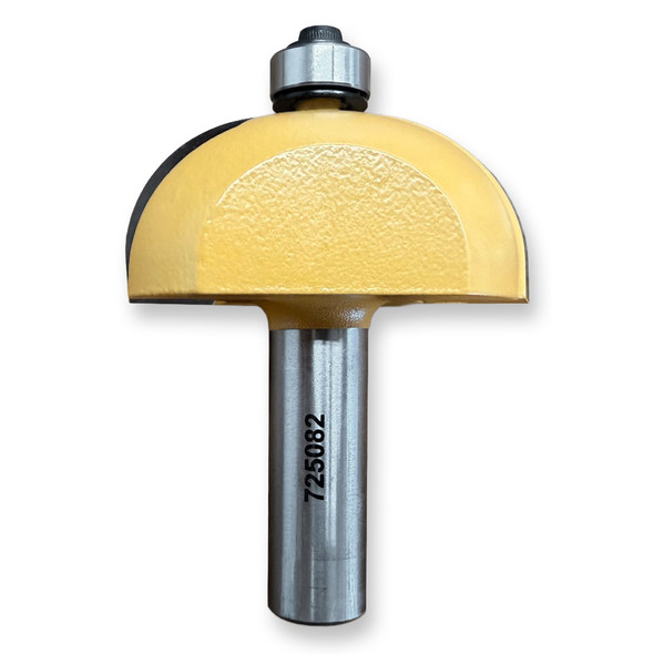 Sommerfeld Cove Router Bit Woodworking Tool w/Bearing 3/4CR,2CD,7/8CL,2 7/8OL,1/2SH