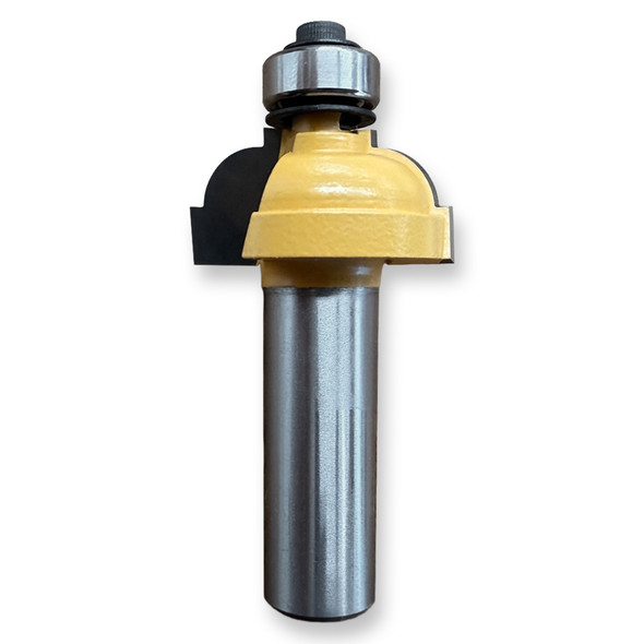 Sommerfeld Cove Router Bit Woodworking Tool w/Fillet w1/2Brg 1/4CR,1 1/8CD,17/32CL,2 9/16OL,1/2SH