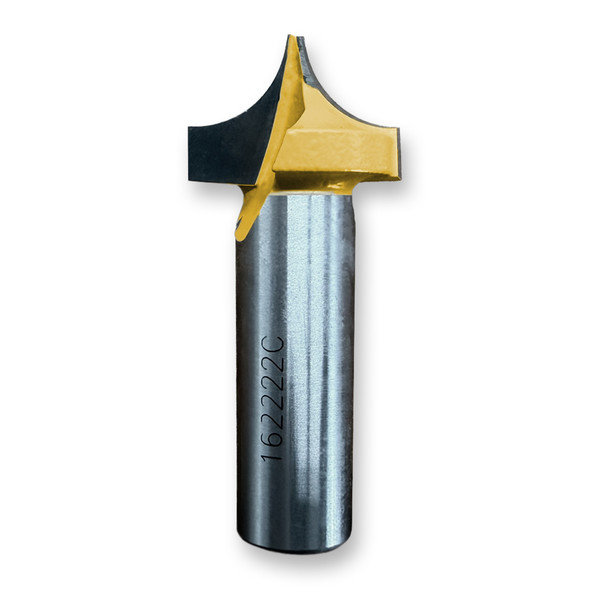 Sommerfeld Groove & Bead Forming Router Bit Woodworking Tool 3/8CR,7/8CD,9/16CL,2-3/32OL,1/2SH