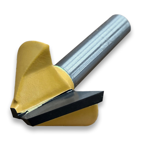 Sommerfeld Beveled Trimming Cutter Router Bit Woodworking Tool 45CA,15/16CD,3/8CL,1-3/8OL,1/4SH