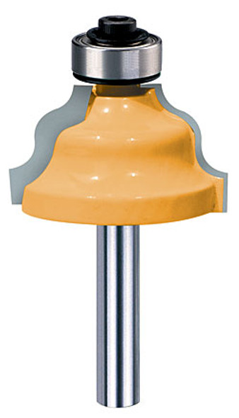 Wavy Edge Bits w/Bearing5/32CR,1-1/4CD,11/16CL,2-1/4OL,1/4SH