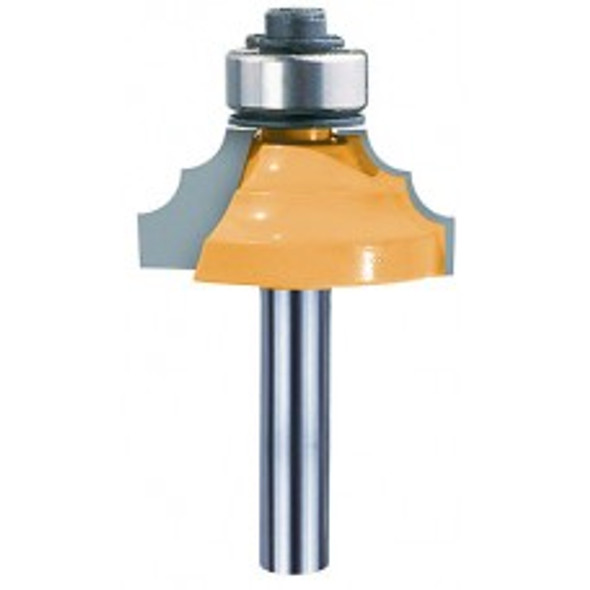 Double Roundover Bit w/Brg5/32CR,1-1/8CD,1/2CL,2OL,1/4SH Double Roundover Bit w/Brg5/32CR,1-1/8CD,1/2CL,2OL,1/4SH