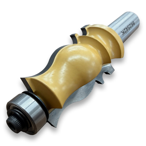 Sommerfeld Molding Profile Router Bit Woodworking Tool 1/4CDE,1CD,1 5/8CL,3 9/16OL,1/2SH