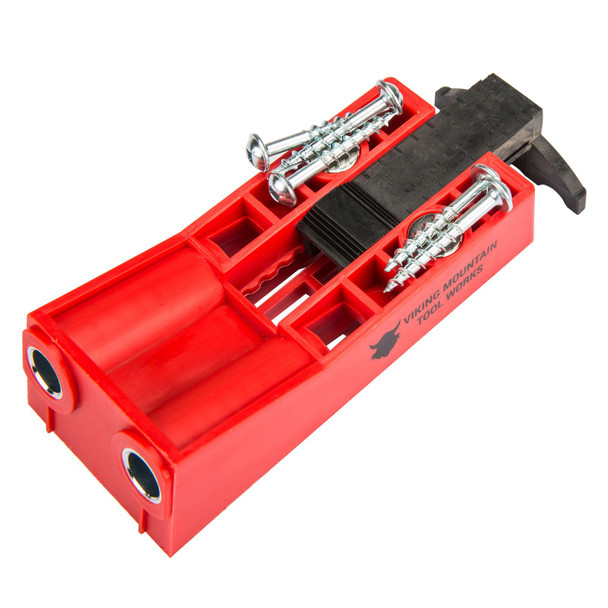 Pocket Hole Jig kit with Builders 500 pack of pocket hole screws for 3/4 hard and soft wood.  Build tables, shelves, cabinets, furniture, and more!