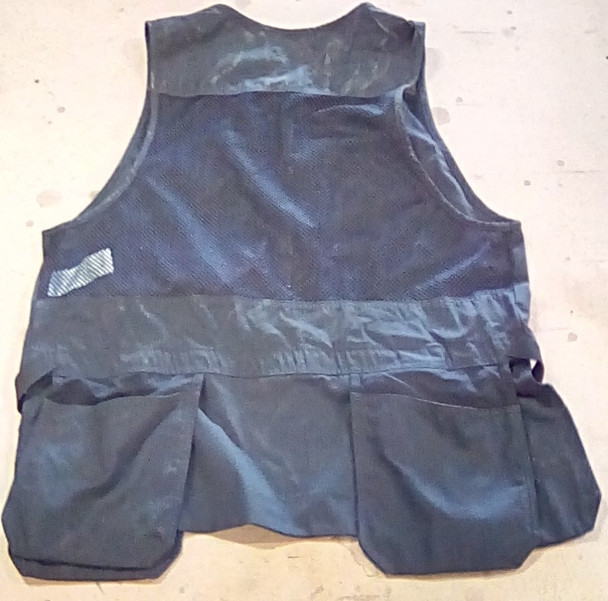 Blaklader Black Rip Stop Mesh Utility Vest for Carpentry Construction (XXL)