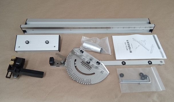 Viking Mountain Tool Works 27 Position Precision Miter Gauge With 24inch (600MM) inch Fence and Stop for Table Saw Band Saws, Router Tables  Sanders