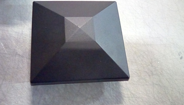 DekPro Aluminum 4x4 (4-1/8 ID for true 4x4) Post Cap for wood post Black