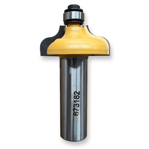 Sommerfeld Ogee Router Bit Woodworking Tool w/Beading w/3/8Brg 3/16CR,1-1/4CD,1/2CL,2-7/16OL,1/2SH