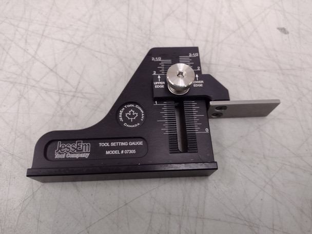 JessEm 07305 Tool Setting Gage for Table Saw Router Table Drill Press Bandsaw