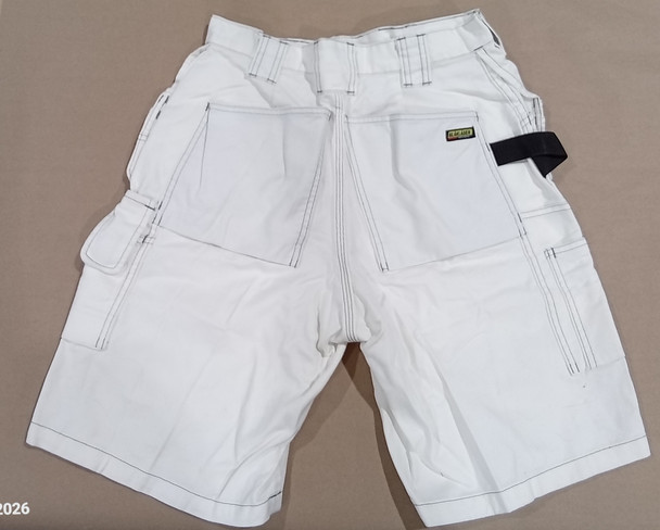 Blaklader 1634 100% Cotton White Painter-Style Work Shorts