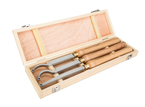 VMTW Mini 6 Piece Lath Tool carbide Tip set for wood turning on a small Lathe Roughing Finishing Detail Work and Hollowing.