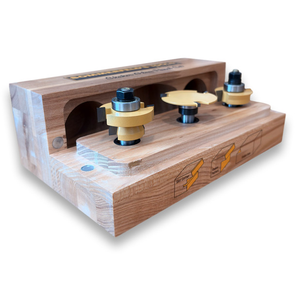 Sommerfeld Shaker Glass Panel Router Bit Woodworking Tool Set