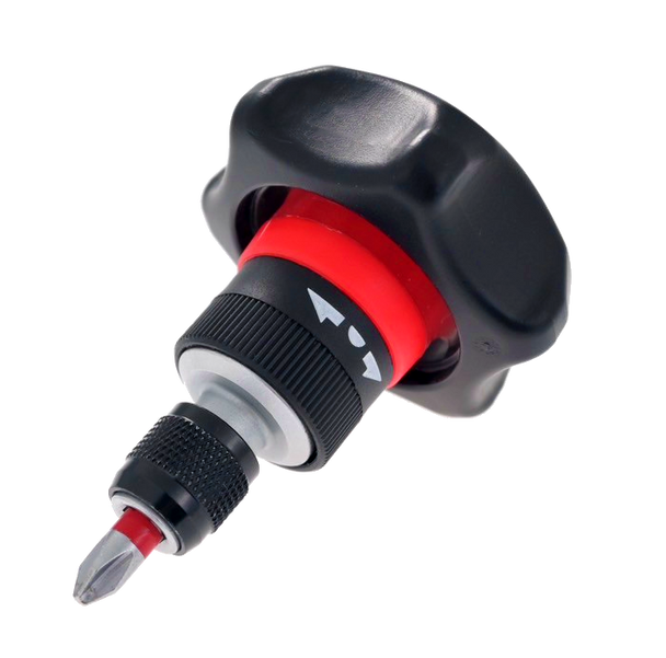 Ergonomic Ratchet On/Off Large Palm Hex Head Tool driver for tight spaces