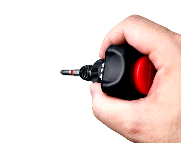 Ergonomic Ratchet On/Off Large Palm Hex Head Tool driver for tight spaces