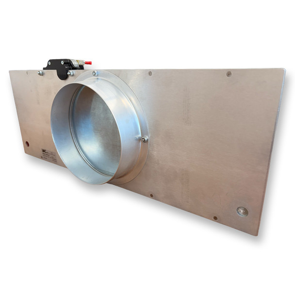 USED iVac 6" Metal Blast Gate for Dust Collectors *READ*