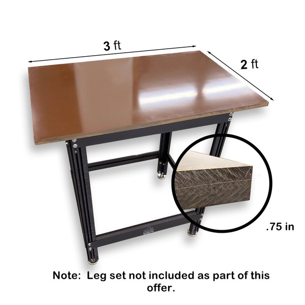 Sommerfeld XX Brown Phenolic Sheet .75x24x36 Flat Table top jigs fixtures
