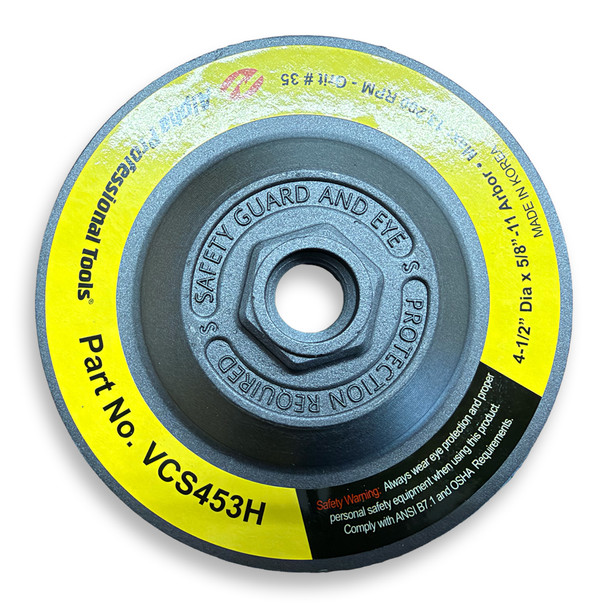 USED ALPHA SPIKE Grinding Disk VCS453H 4-1/2" D x 5/8-11 *READ*