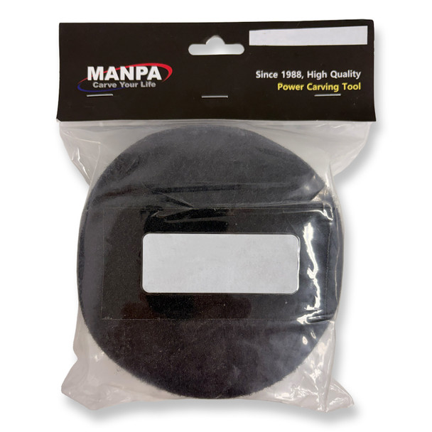 Manpa MP21-R-5SP 5 inch Hook and Loop Replacement Sanding Pad (3 Pack)