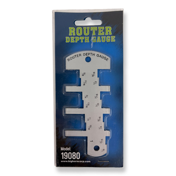 Big Horn 19080 Aluminum Router Depth Gauge *READ*