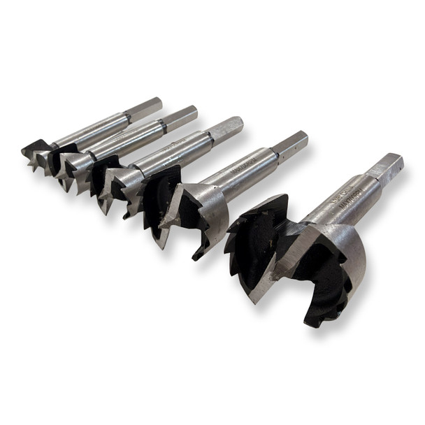 Woodstock D4557 5 Piece Forstner Bit Set, 3/4"-1-3/8" *READ*