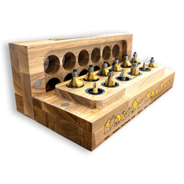 Sommerfeld 12-Pc Mini Router Bit Woodworking Tool Set