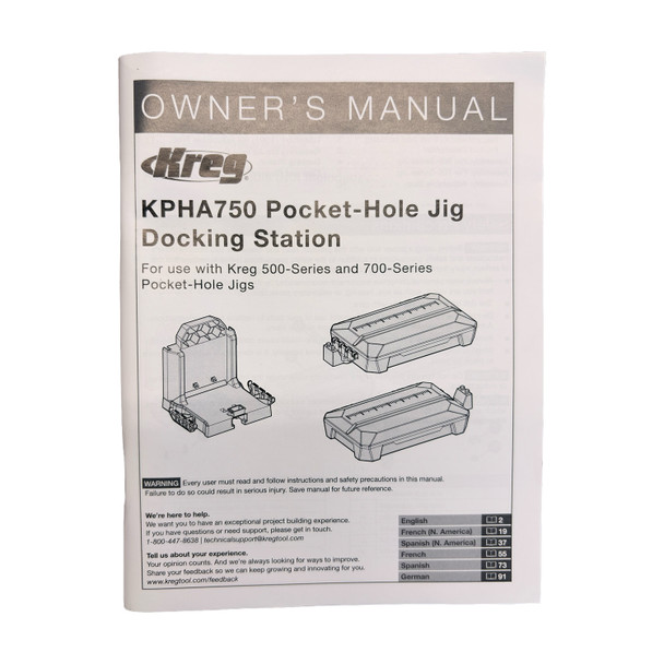 Outlet Kreg Pocket-Hole Jig 520PRO Docking Station 'READ"