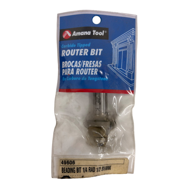 Outlet Amana Tool 49606 Carbide Tipped Beading Router Bit "READ"