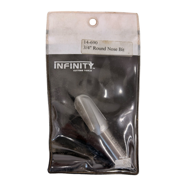 Outlet Infinity Tools 1/2" Shank Roundnose Router Bit "READ"