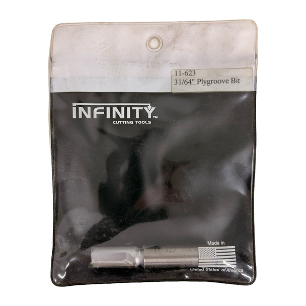 Outlet Infinity Cutting Tools 31/64" Plygroove Router Bit "READ"