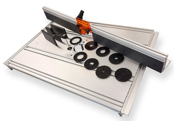 Sommerfeld Aluminum Router Table + Fence + Lift for 3.5 in dia 2.25HP motor