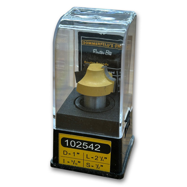 Ovolo Bit 1/4CR,1CD,9/16CL,2-1/4OL,1/2SH Ovolo Bit 1/4CR,1CD,9/16CL,2-1/4OL,1/2SH