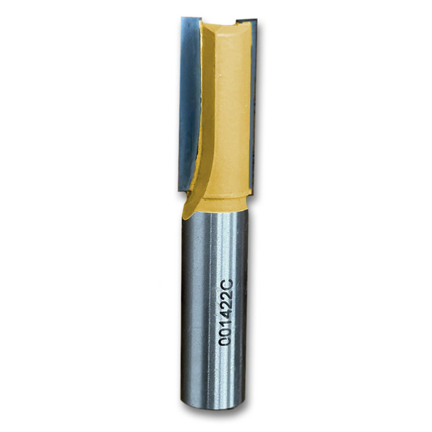 Straight Bit-Two Flute 9/16CD,1-1/4CL,2-7/8OL,1/2SH