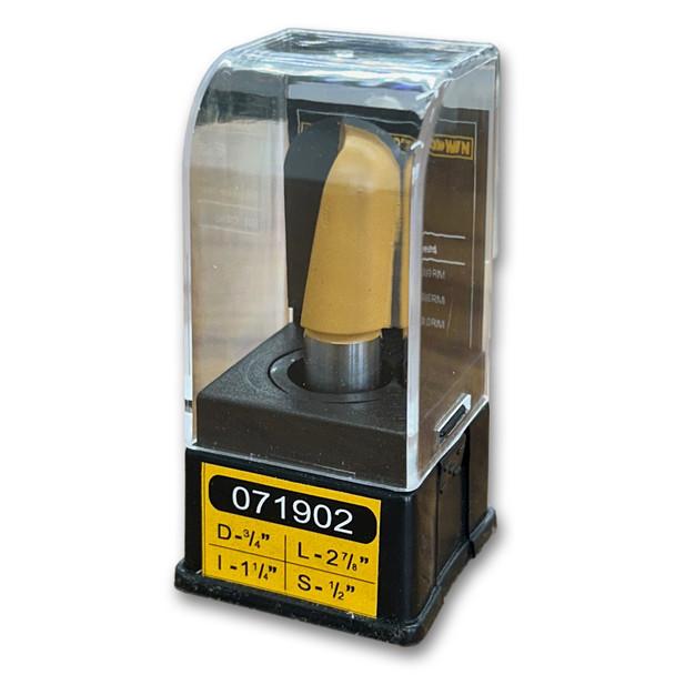 Round Nose Bit 3/8CR,3/4CD,1-1/4CL,2-7/8OL,1/2SH