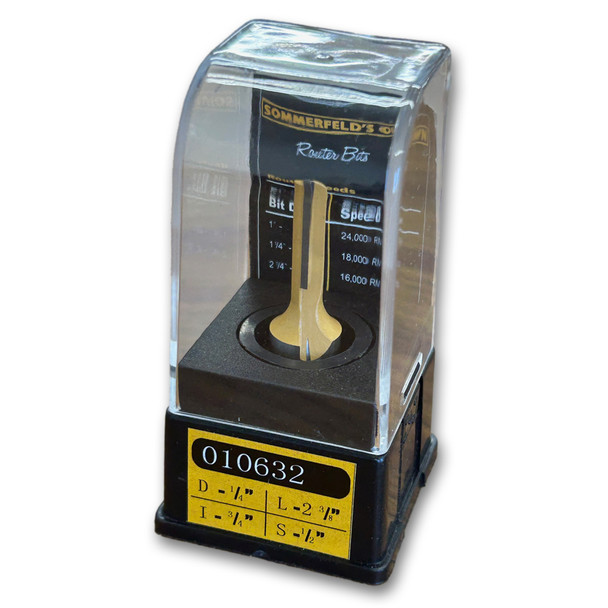 Straight Bit-Single Flute 1/4CD,3/4CL,2-3 /8OL,1/2SH