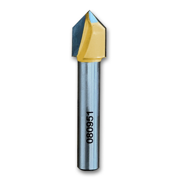 V-Groove Bit 90*CA,3/8CD,1/2CL,1-3/4OL,1/4SH V-Groove Bit 90*CA,3/8CD,1/2CL,1-3/4OL,1/4SH