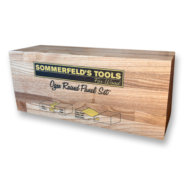 Sommerfeld 3-Pc Ogee Raised Panel Router Bit Woodworking Tool Set