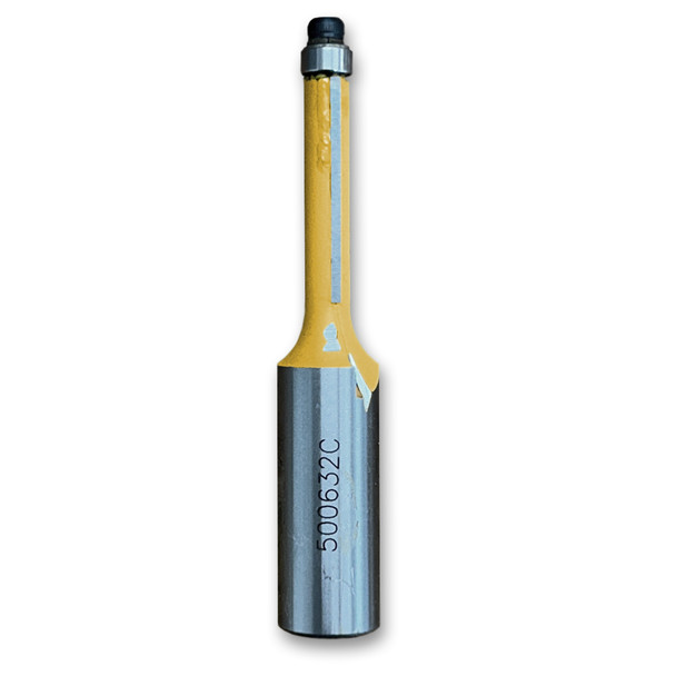Flush Trim Bit w/Bearing 1/4CD,1CL,2-5/8OL,1/2SH