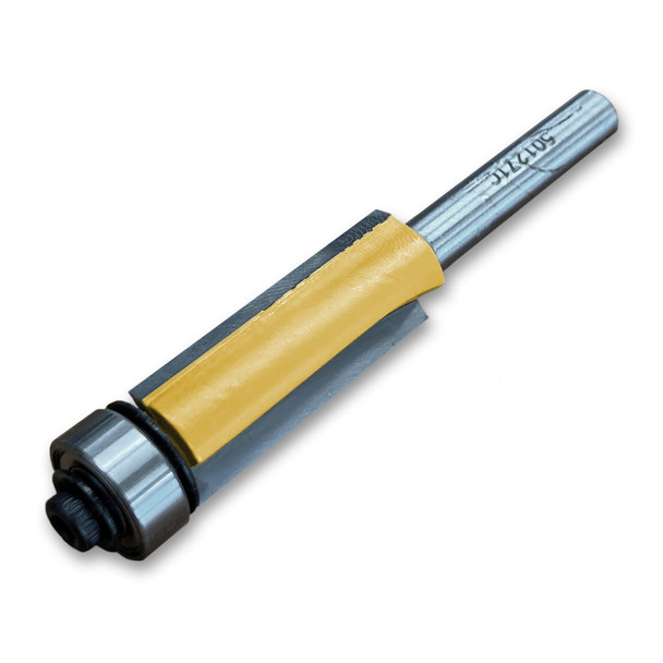 Flush Trim Bit w/Bearing 1/2CD,1-1/4CL,2-7/8OL,1/4SH