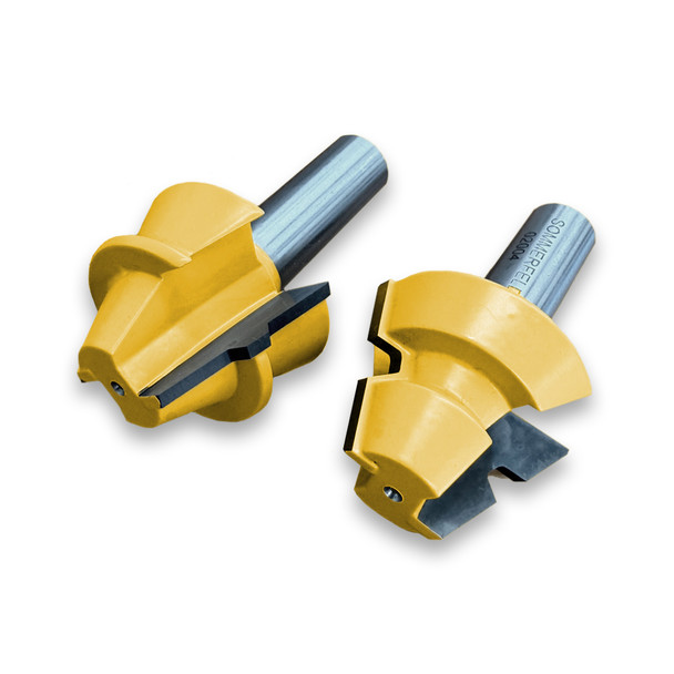 Sommerfeld 22 -1/2* Lock Miter Router Bit Set Woodworking Tool 1-15/32OD,22.5CA,7/8CL,3/4TH,1/2SH Sommerfeld 22 -1/2* Lock Miter Router Bit Set Woodworking Tool 1-15/32OD,22.5CA,7/8CL,3/4TH,1/2SH
